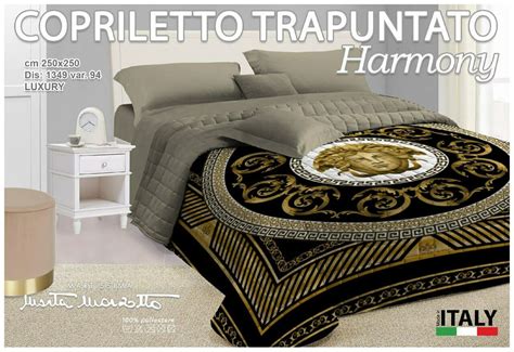 copriletto stile versace|Trapuntino Copriletto Leggero Letto Matrimoniale 2 Posti Stile .